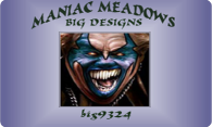 Maniac Meadows logo